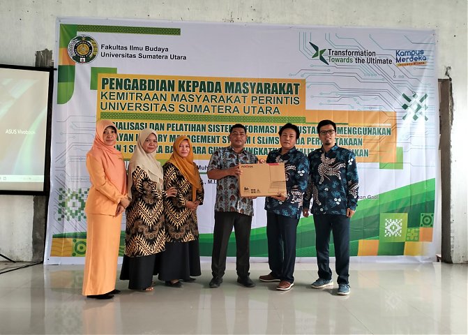 Bantuan dari Fakultas Ilmu Budaya USU Medan Poster